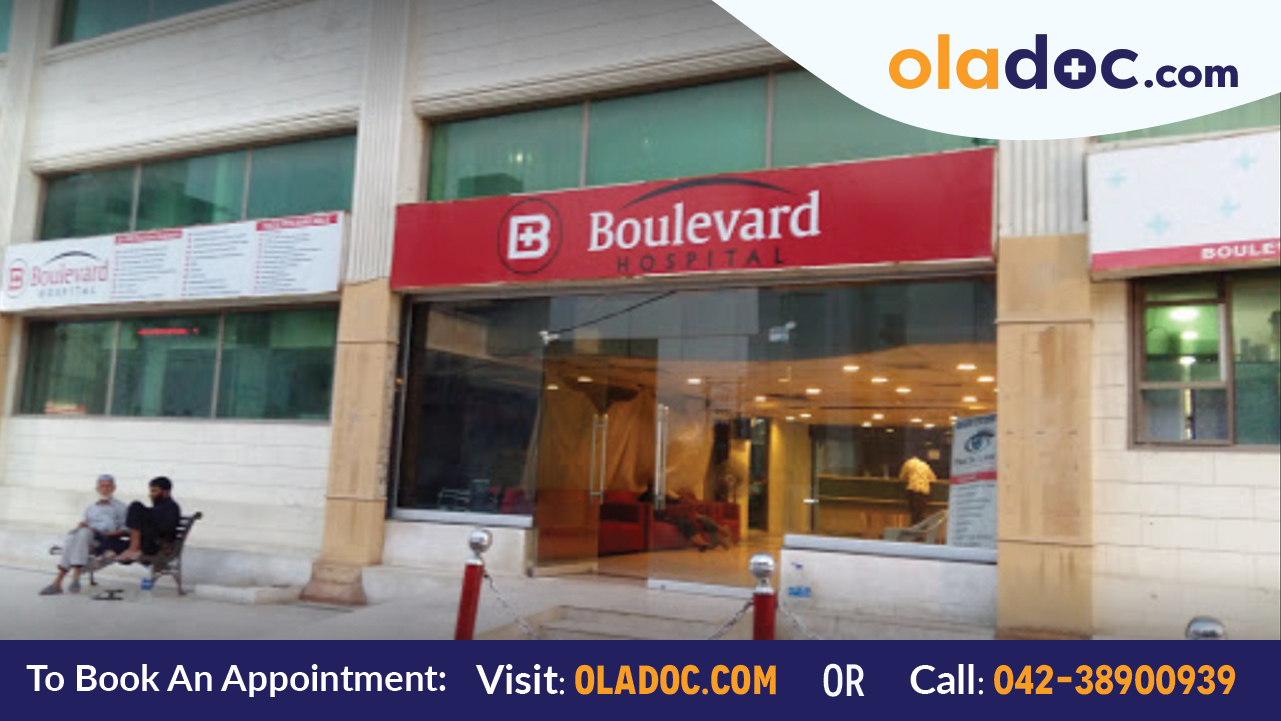 Main Entrance of Boulevard Hospital Karachi